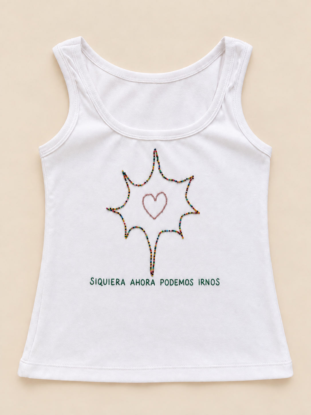 Tank Top Siquiera Ahora podemos irnos— Corazón