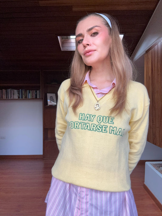Hay que portarse mal-Amarillo